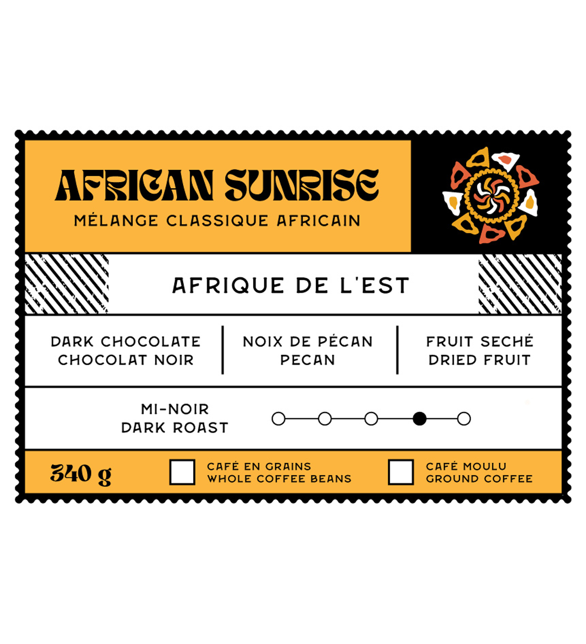 African Sunrise · Classic African Blend