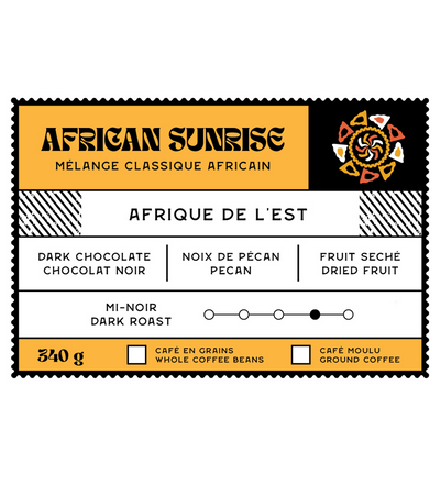 African Sunrise · Classic African Blend