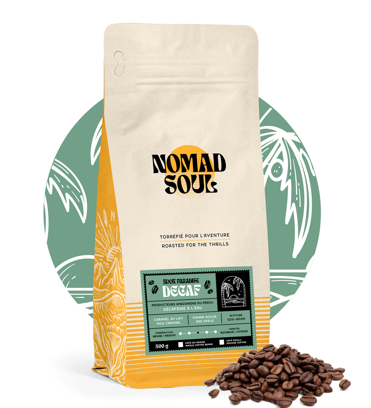 Eau suisse décaféinée - Kooks Paradise - Nomad Soul Coffee Co.